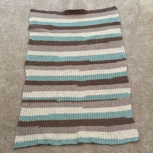 Striped Crochet Baby Blanket